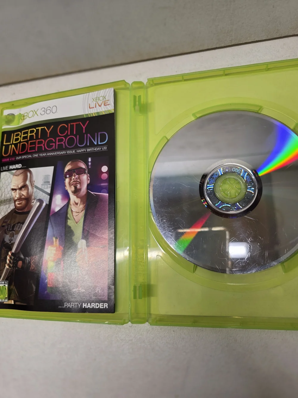 GTA Episodes From Liberty City Xbox 360 Platinum Hits Manual Tested Working